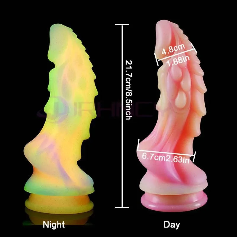 18+ Luminous Dildo for Women Adult Toy Monsters Dildos Silicone Fake Penis Consoladores Dick Realistic Dildo Female Masturbation