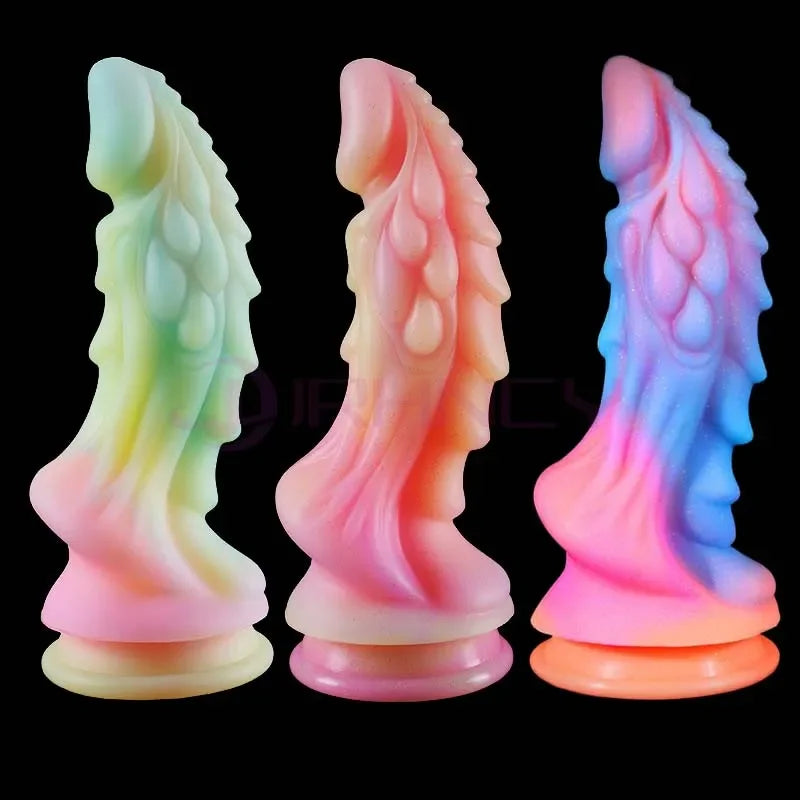 18+ Luminous Dildo for Women Adult Toy Monsters Dildos Silicone Fake Penis Consoladores Dick Realistic Dildo Female Masturbation