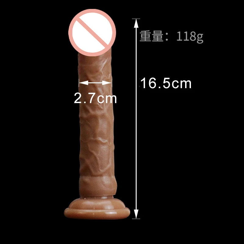 18+ Realistic Dildos For Women Liquid Skin Silicone Dildo With Suction Cup Vaginal/G-Spot Masturbation Massage Penis Realista