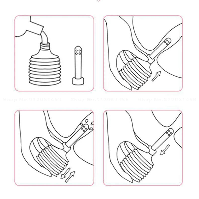 180ML Enema Cleaner Sexy Toys for Men Full Girl Anal Plug Sexy Tools Adult Toys Sex Toys for Womans