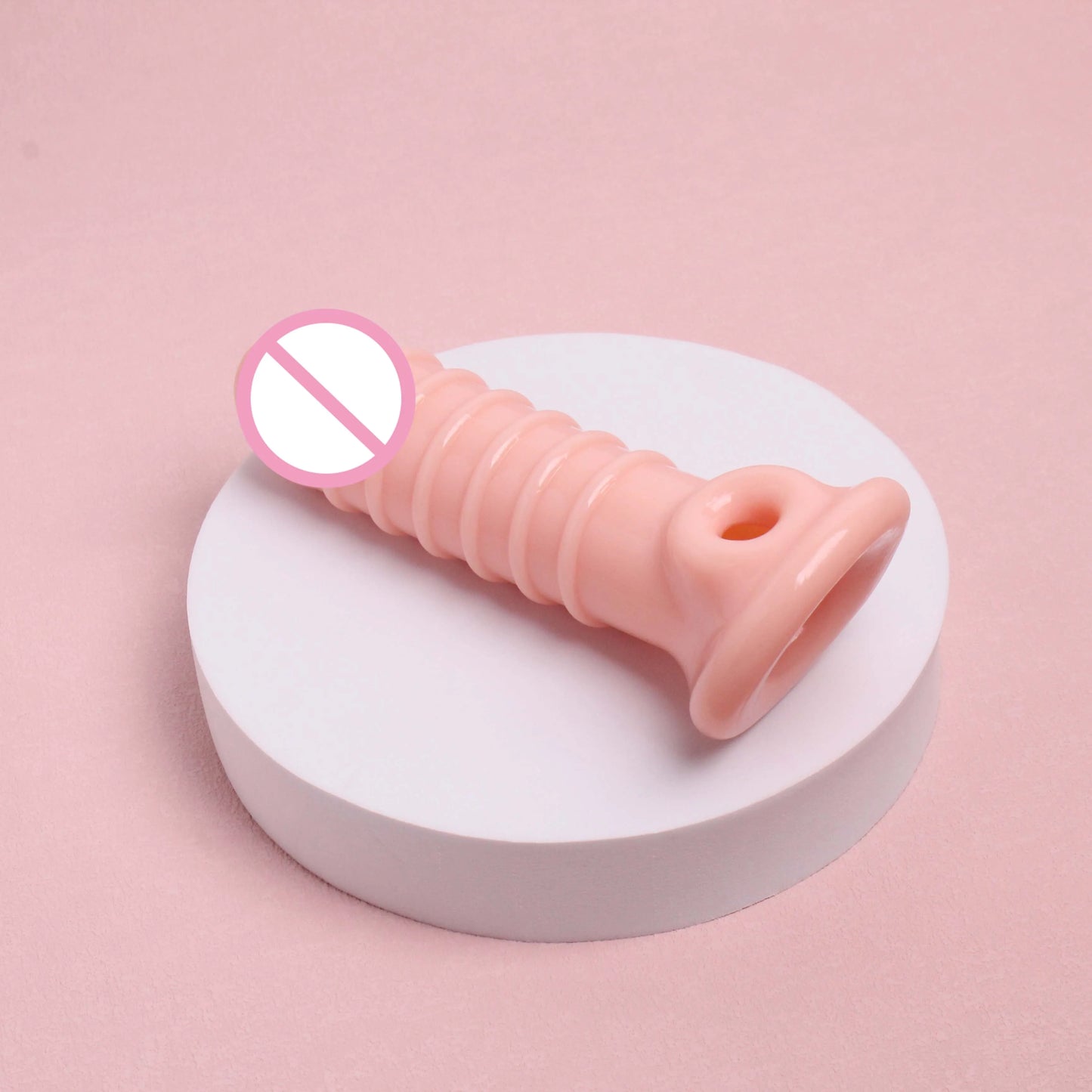 19cm Reusable Silicone Penis Extender Cock Rings Delay Ejaculation Penis Condoms Dick Sleeve G Spot Stimulation Sex Toys for Men