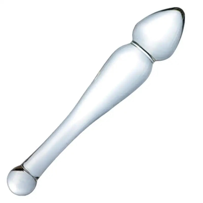 1PC Double-headed Masturbator Glass Material Dildo Unisex Anal Plug Crystal Couple Butt Plug Prostate External Adult Sex Toys