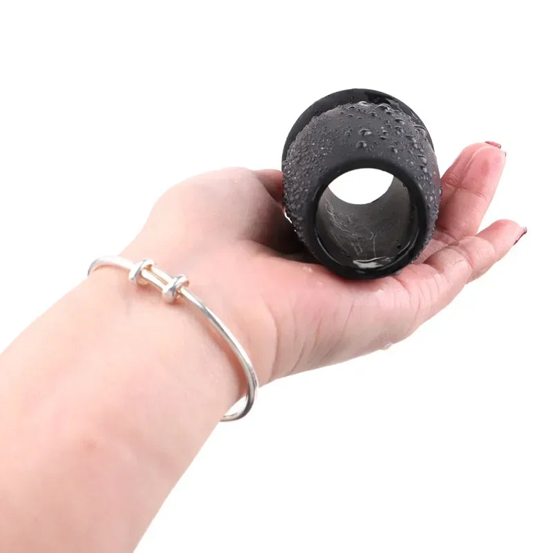 1PC Portable Bidet Silicone Black Anus Douche Enema Cleaning Enema Expanding Anale Buttplug Dilatador Anal Shower