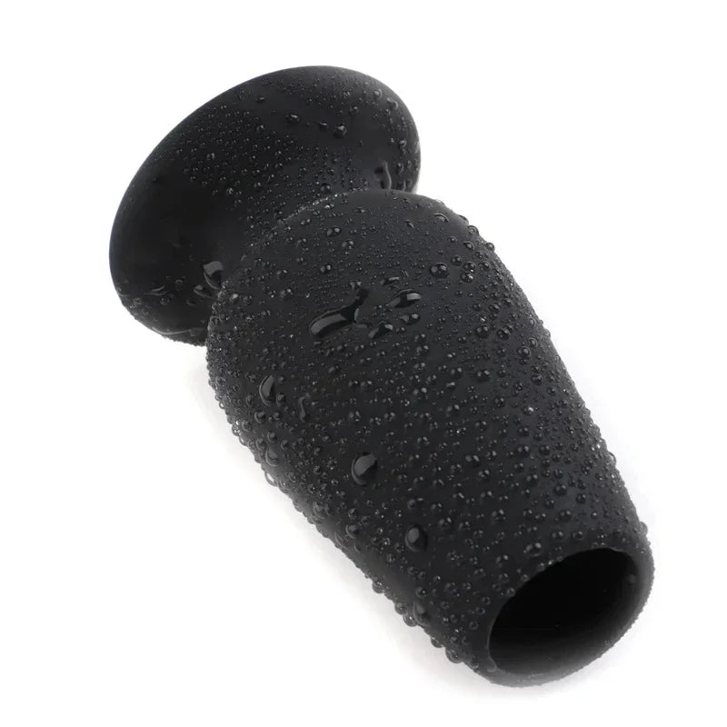 1PC Portable Bidet Silicone Black Anus Douche Enema Cleaning Enema Expanding Anale Buttplug Dilatador Anal Shower