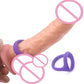 1PCS Penis Ring Reusable Silicone Semen SM Testicle Bondage Cock Ring Penis Enlargement Delayed Ejaculation Sex Toys for Men