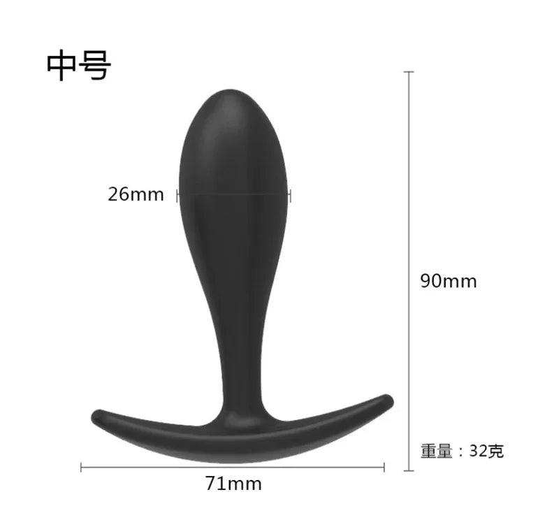 1PCS Silicone Heavy Anal Beads Butt Plug Wearable Anal Plug G Spot Dildo Insert Vagina Extender Anus Dilator Sex Toy Expansion