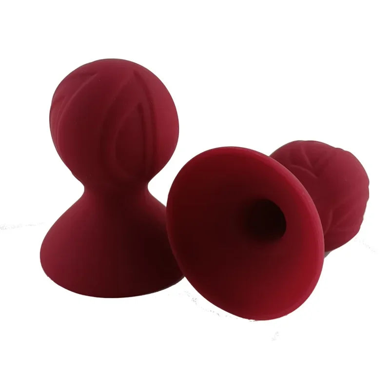 1Pair Silicone Nipple Suckers Sex Toys for Women Silicone Nipple Clamps Nipple Sucker Breast Massager Ball