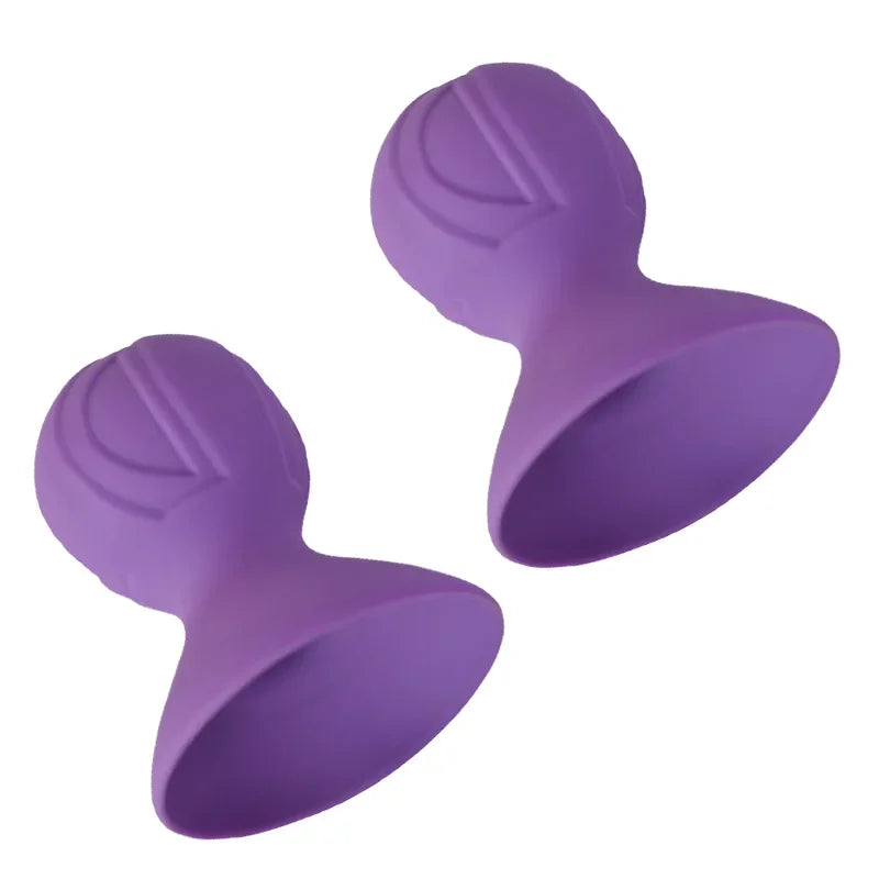 1Pair Silicone Nipple Suckers Sex Toys for Women Silicone Nipple Clamps Nipple Sucker Breast Massager Ball