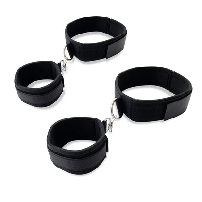 1Set Adjustable Handcuffs Ankle Cuff BDSM Restrain Binding Leg Bands Sex Toys for Female Sexy Beginner Suit Sex Toys Adult Games