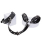 1Set Bondage BDSM Adjustable Behind Back Handcuffs Collar with Blindfold Nipple Clamp Anti-Collar Bondage Sex Toys SM Adult Game