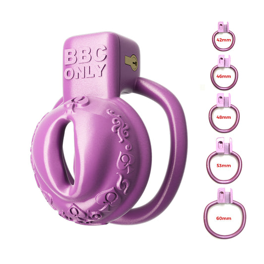 BBC ONLY Purple Pussy Vagina Chastity Cage