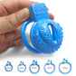 Blue BBC Octopus Chastity Cock Cage