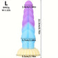 1pc Liquid Silicone Mixed Color Dildo Twist Anal Plug with Suction Cup Dildo Prostate Massager Masturbator Sex Toys for Men