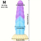 1pc Liquid Silicone Mixed Color Dildo Twist Anal Plug with Suction Cup Dildo Prostate Massager Masturbator Sex Toys for Men