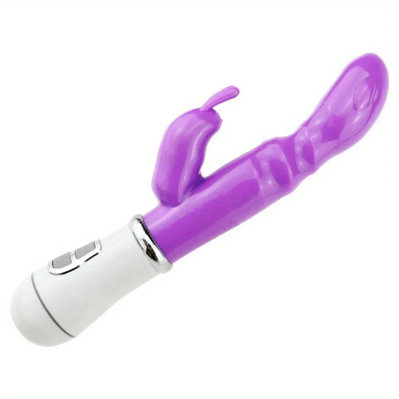 1pc Rabbit Vibrator Double Head Clitoris Vagina Stimulation Massage Stick Sex Toy For Women Masturbation Couple Sex Flirting