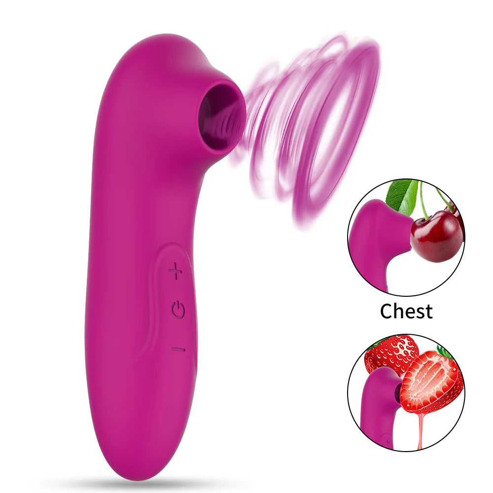 1pc Sucking Vibrator for Female Masturbation Pleasure Sex Toy 10 Speeds Suction Rechargeable Erotic Clitoral Vibrator for Women