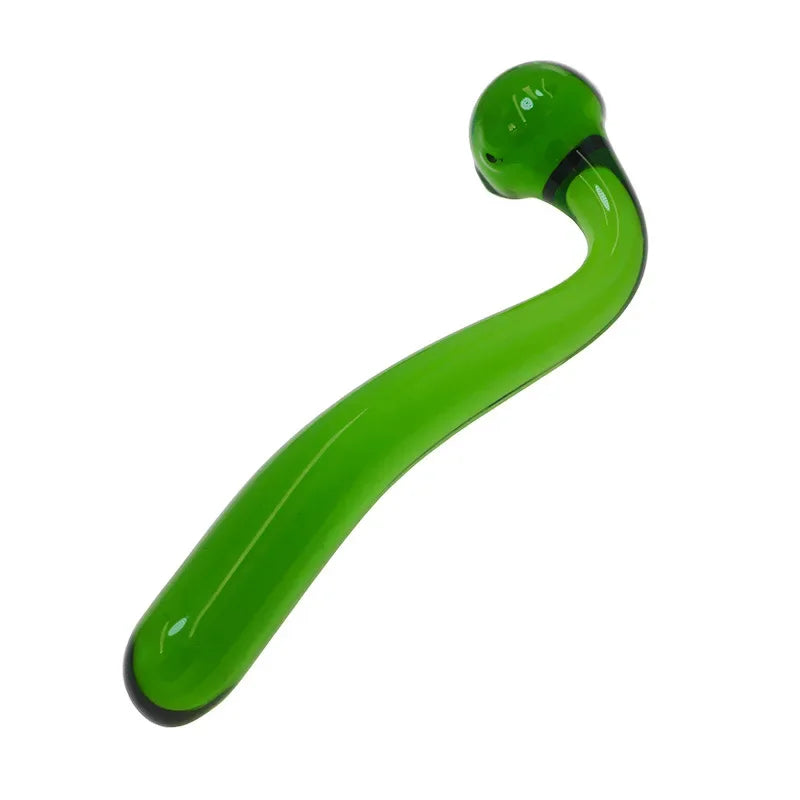 2 Colors Pyrex Glass Dildo Fake Penis Crystal Anal Beads Butt Plug Prostate Massager G Spot Female Masturbation Toys For Women