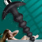 2 In 1 Vibrating Anal Beads Butt Plug Tapered Design Silicone Prostate Massager Bullet Vibrator Sex Toys for Men Dildo for Anal