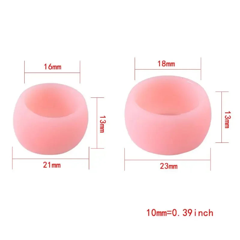 2 Soft Silicone Penis Ring Men Foreskin Corrector Delay Ejaculation Male Sex Toy