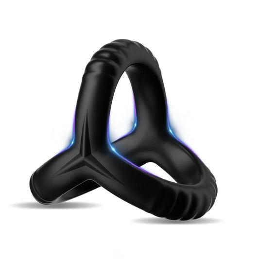 2022 NEW Night Penis Ring Reusable Silicone Semen Cock Ring Penis Enlargement Delayed Ejaculation Sex Toys for Men