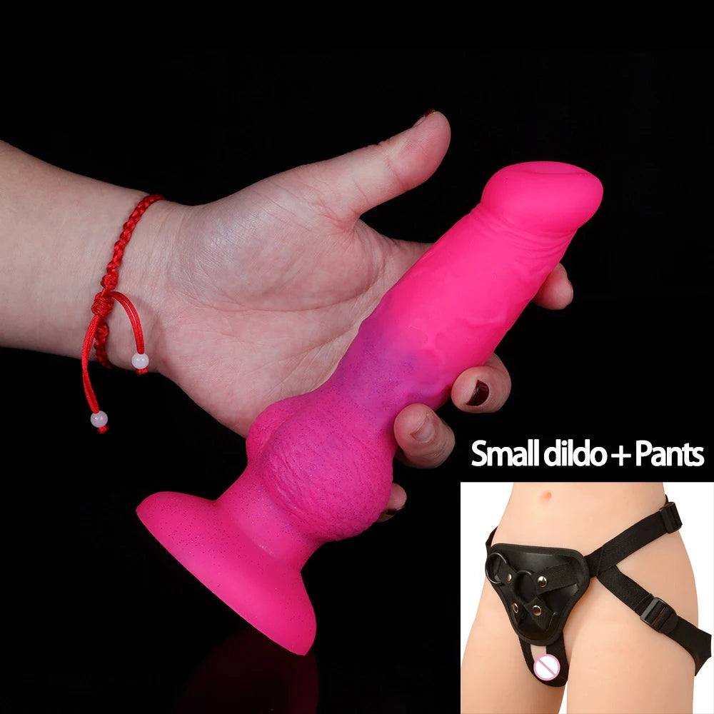 2022 New Dog Knot Dildo With Suction Cup Sexy Animal Dilldo  Realistic Penis Big Dick Anal Plug silicone masturbators for women