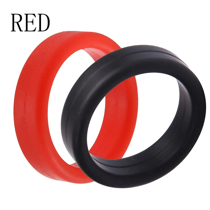 2022 New Silicone Cock Ring Delay Ejaculation Penis Extender Penis Rings Male Chastity Cage Cockrings Sex Toys for Men Couples