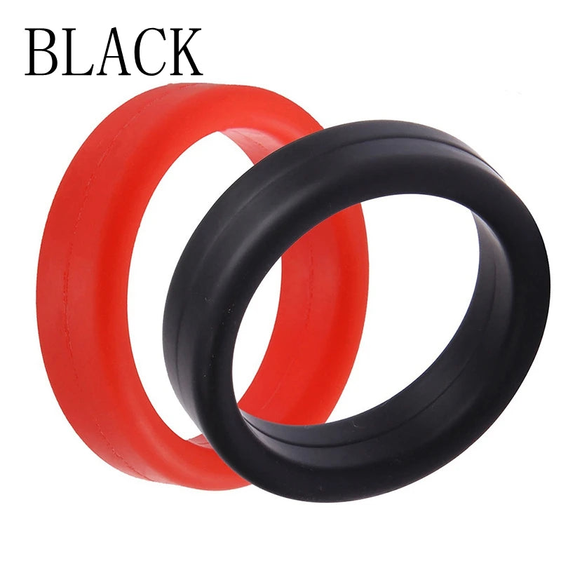 2022 New Silicone Cock Ring Delay Ejaculation Penis Extender Penis Rings Male Chastity Cage Cockrings Sex Toys for Men Couples