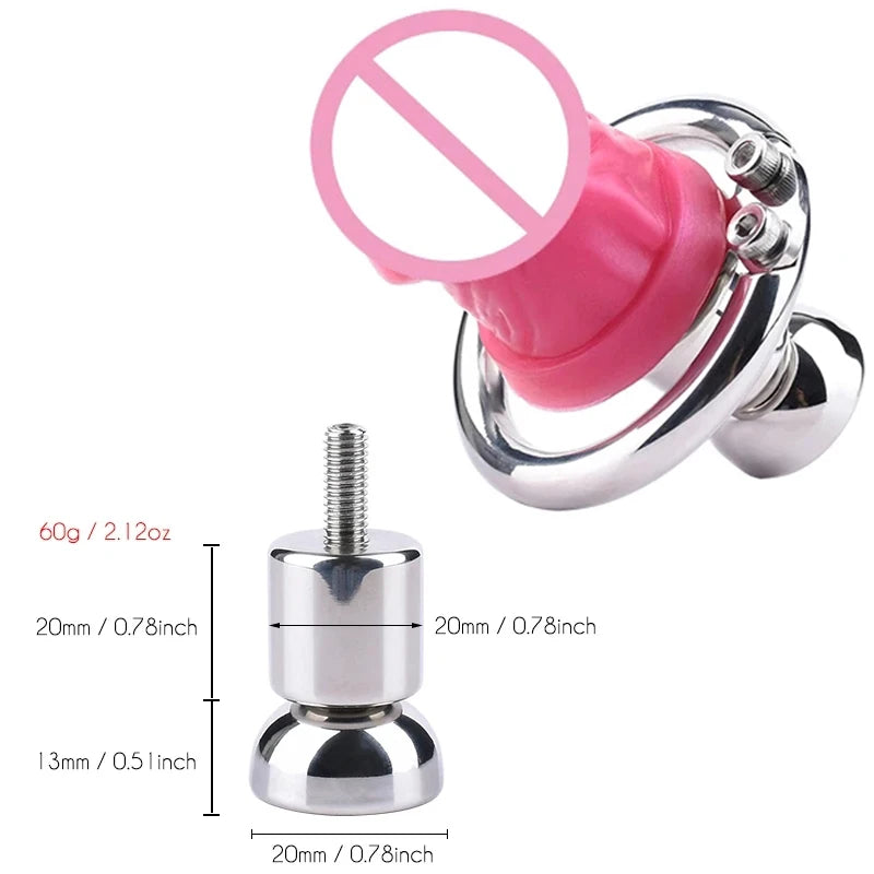 2023 New Stainless Steel Chassity Cage Men 정조대 & Dildo Head New Penis Bondage Belt 콕링 Adult Toys for Men To Play with Girly Toys