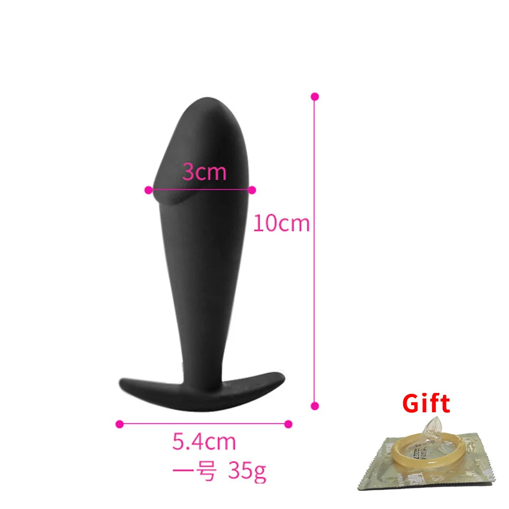 2023 latest huge anal plug super soft silicone dildo anal plug Anal beads Prostate massage big butt plug sex toys for men women