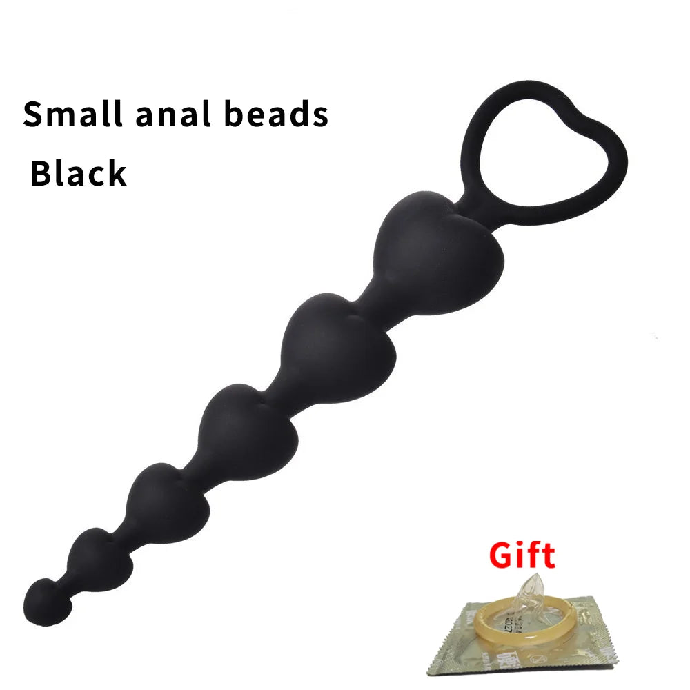 2023 latest huge anal plug super soft silicone dildo anal plug Anal beads Prostate massage big butt plug sex toys for men women