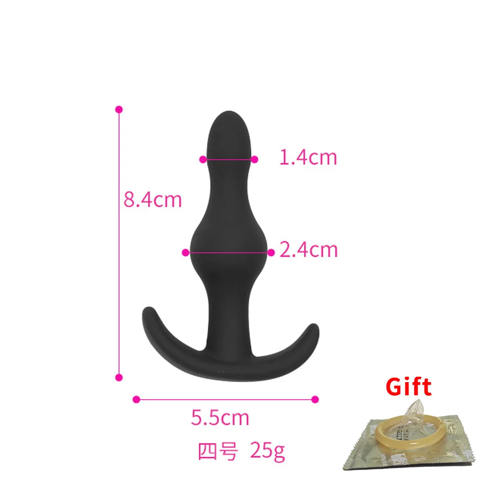 2023 latest huge anal plug super soft silicone dildo anal plug Anal beads Prostate massage big butt plug sex toys for men women