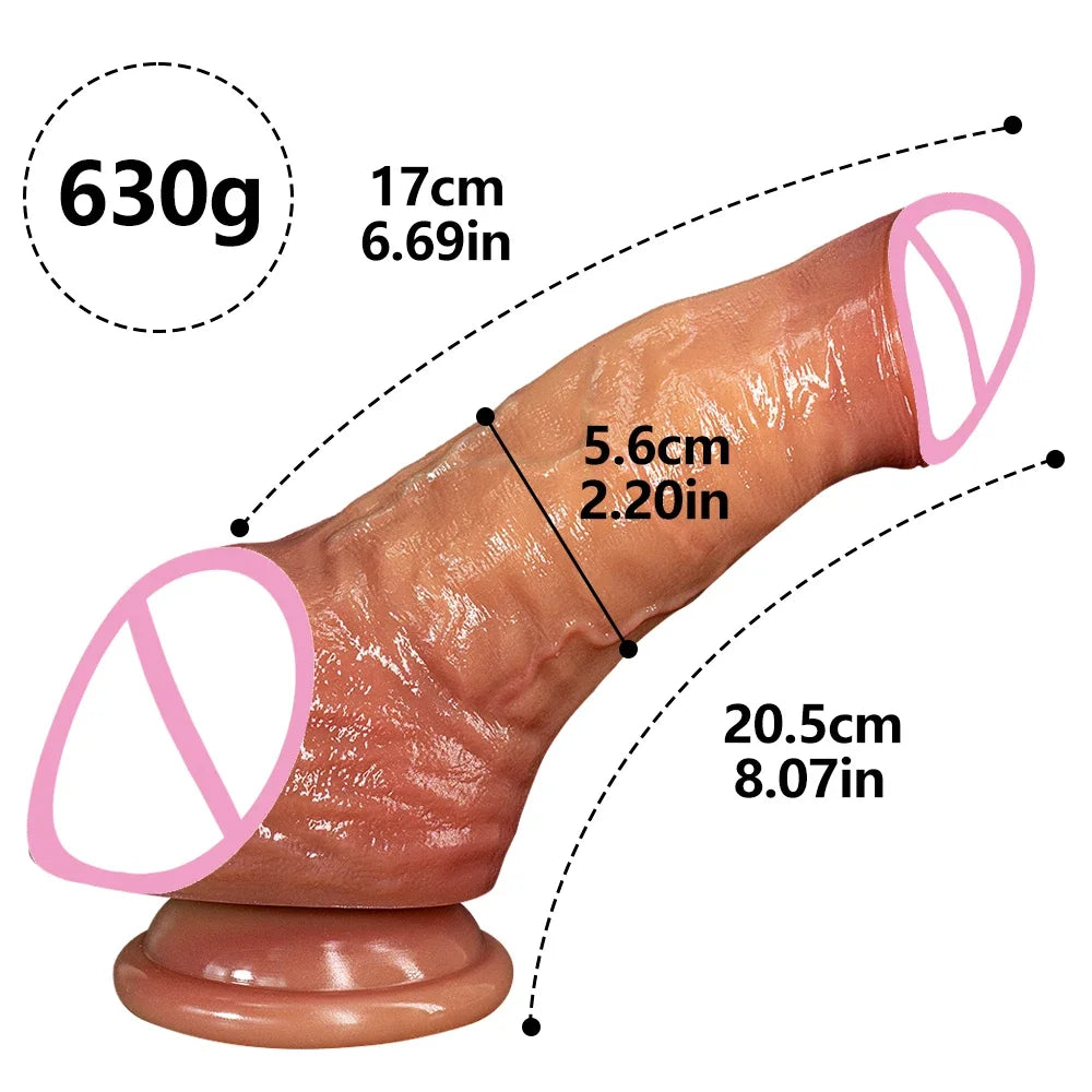 2023New Realistic Dildo Soft Silicone Material Huge Big Penis With Suction Cup Anal Plug Sex Toys for Woman Female Masturbation