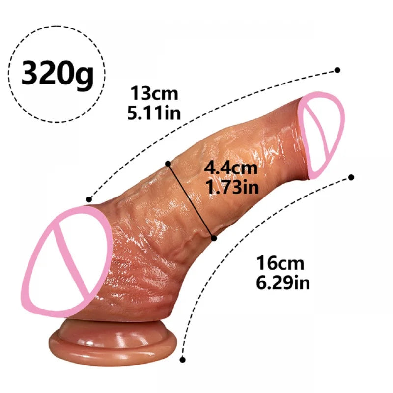 2023New Realistic Dildo Soft Silicone Material Huge Big Penis With Suction Cup Anal Plug Sex Toys for Woman Female Masturbation