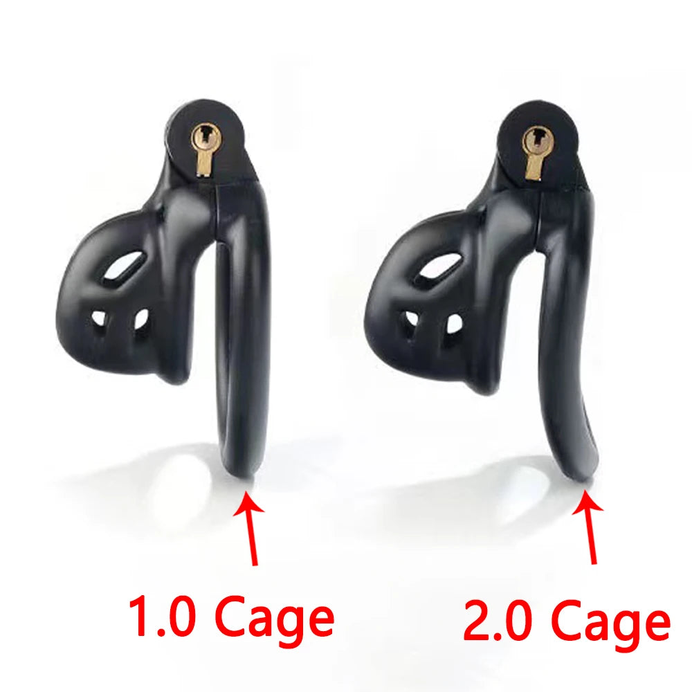 2024 High Quality Cobra Male Chastity Cage With 4 Sizes Penis Rings 정조대 Discreet Sissy Femboy Cock Cage Devices Men Adult Goods