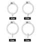 2024 High Quality Pink Male Chastity Cage With 4 Size Arc Penis Rings Discreet Sissy Femboy Cock Cage Devices Men Adult Goods