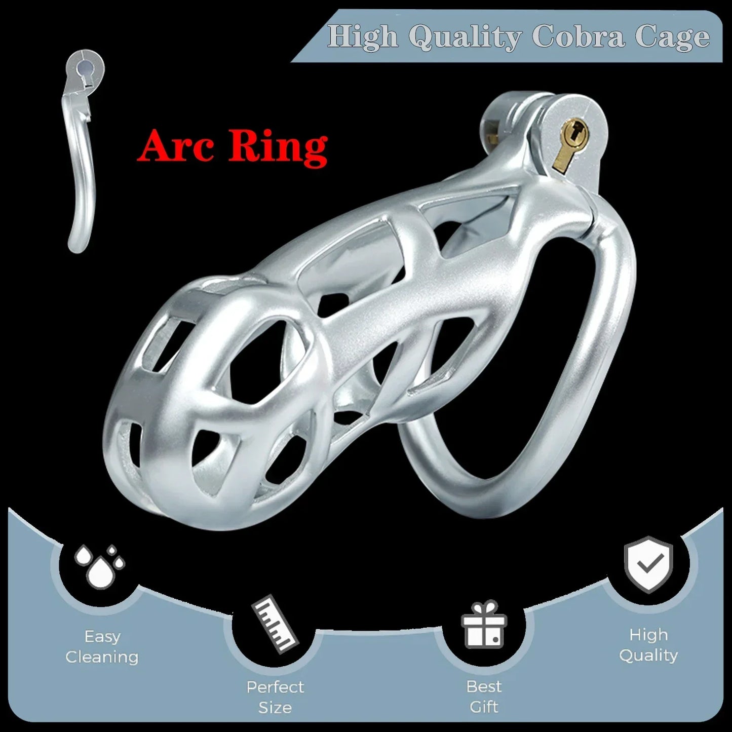 2024 NEW 3D Print Bee-hive Design Breathable Cock Cage of Penis Rings Male Chastity Device Adult Products Sex Toys For Men Gay18