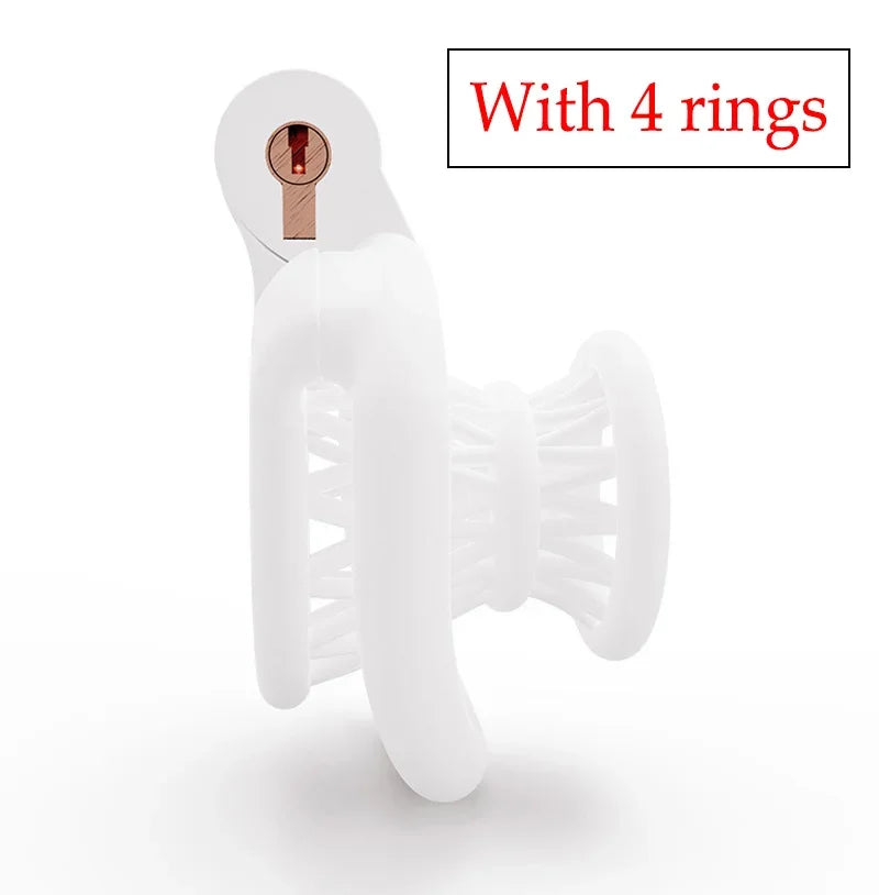 2024 New Girdle Design Resin Chastity Cage for Men Small Male Cock Stealth Lock Device Adults Toys BDSM Shop Erotic Sex Toy 18+