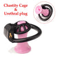 2024 New Negative/Micro Cock Cage Penis Lock With S/M Urethral Plug Penis Ring Chastity Device BDSM Sex Toys Bondage For Sissy