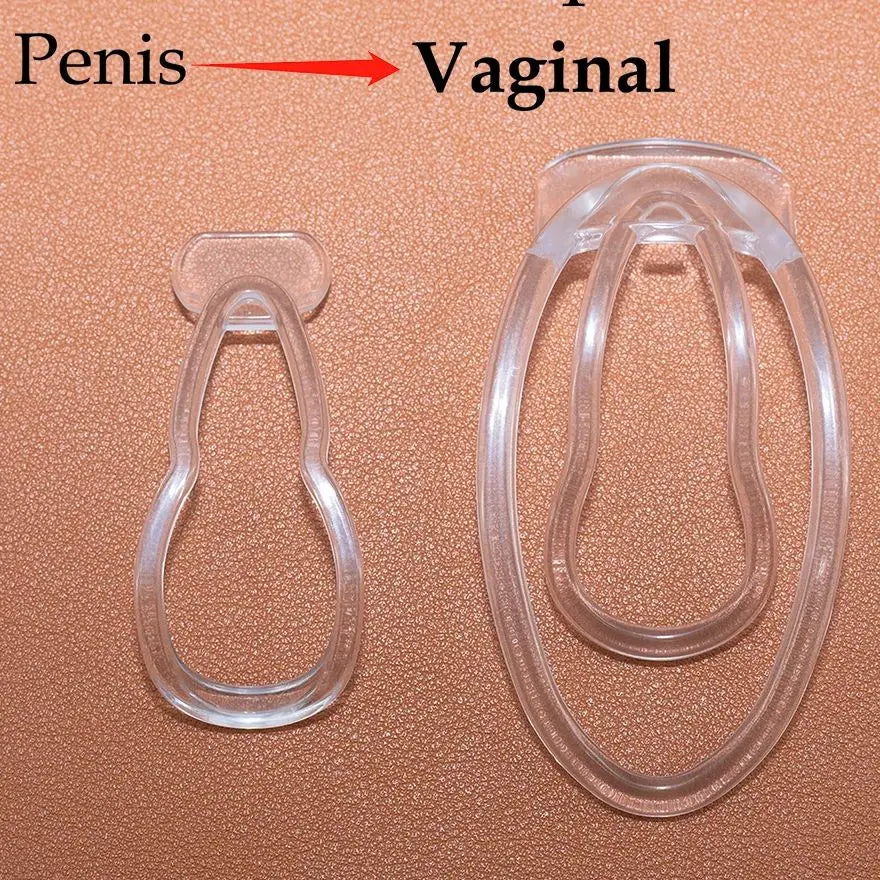 2024 New Panty Chastity for Femboy 콕링Male Mimic Female Pussy Chastity Device Light 정조대 PC Trainingsclip Cock Cage Adult Sex toys