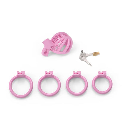 2024 New Pinkl Chastity Cage Male Cock Cage Penis Ring Slave Bondage BDSM Sissy Gay Chastity Devices Adult Sex Toys For Men 18+