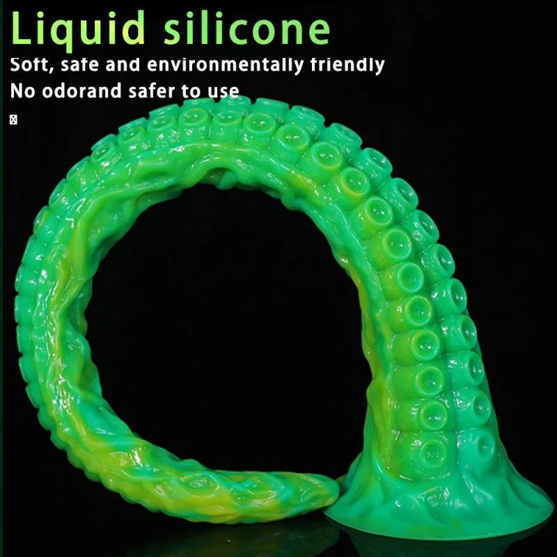 2024 New tent dildo colorful silicone sex toys realistic octopus fake penis adult fantasy anal plug masturbation massage