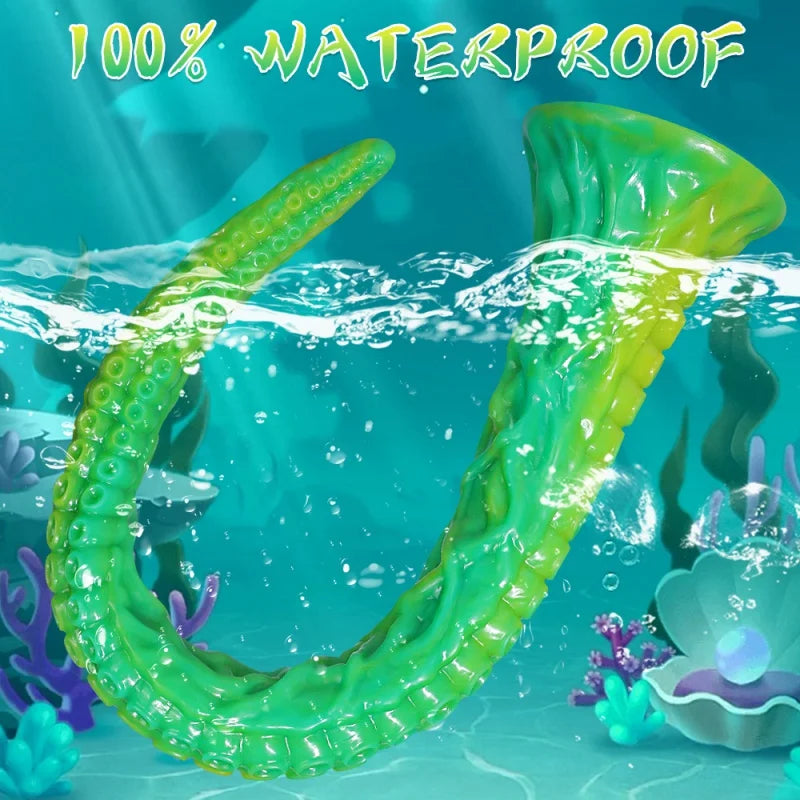 2024 New tent dildo colorful silicone sex toys realistic octopus fake penis adult fantasy anal plug masturbation massage