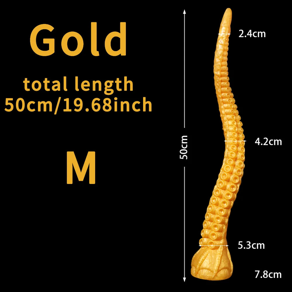 2024 New tent dildo colorful silicone sex toys realistic octopus fake penis adult fantasy anal plug masturbation massage