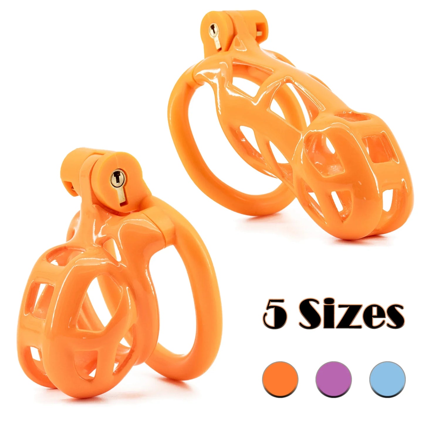 2025 New Cobra Chastity Cage Male Penis Lock With 4 Size Cock Ring Discreet Sissy Femboy Lightweight Chastity Device Sex Toys18+