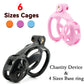 2025 New Cobra Male Chastity Cage Sleeve With 4 Sizes Resin Penis Rings Discreet Sissy Femboy Cock Cage Devices Men Adult Goods