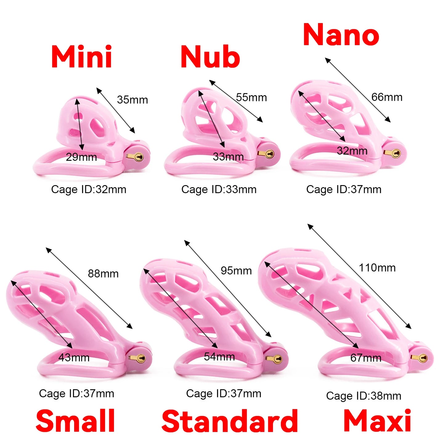 2025 New Cobra Male Chastity Cage Sleeve With 4 Sizes Resin Penis Rings Discreet Sissy Femboy Cock Cage Devices Men Adult Goods