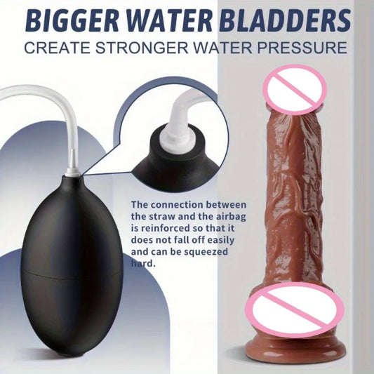 20cm Squirting Dildo Realistic Penis Anal Ejaculation Toy for Couples Waterproof Dildo for Women Vaginal Masturbation Sex Toys