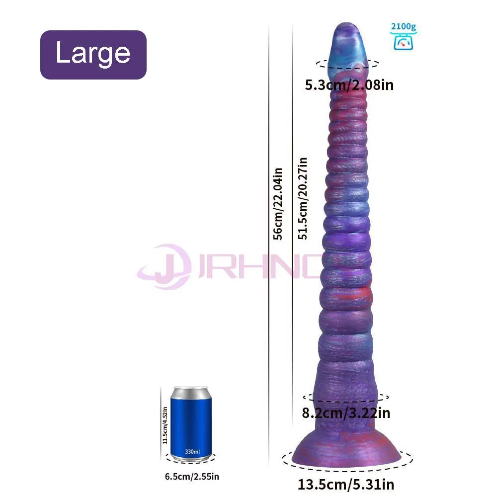 21 inch Long Anal Plug Dildos Gay Fisting Butt Plug Anal Dilator Liquid Silicone Anal Sex Toy for Women and Men Prostate Massage