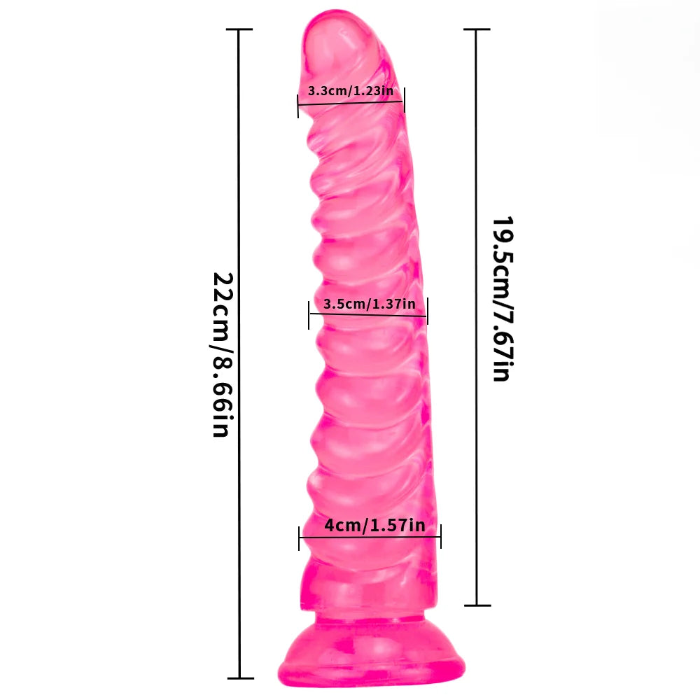 22.5*4cm New Huge Dildo Anal Plug Male Female Masturbation Suction Cup Dildo Erotic Gode Sodomie Jouet Sexuel Sex Toys For Women