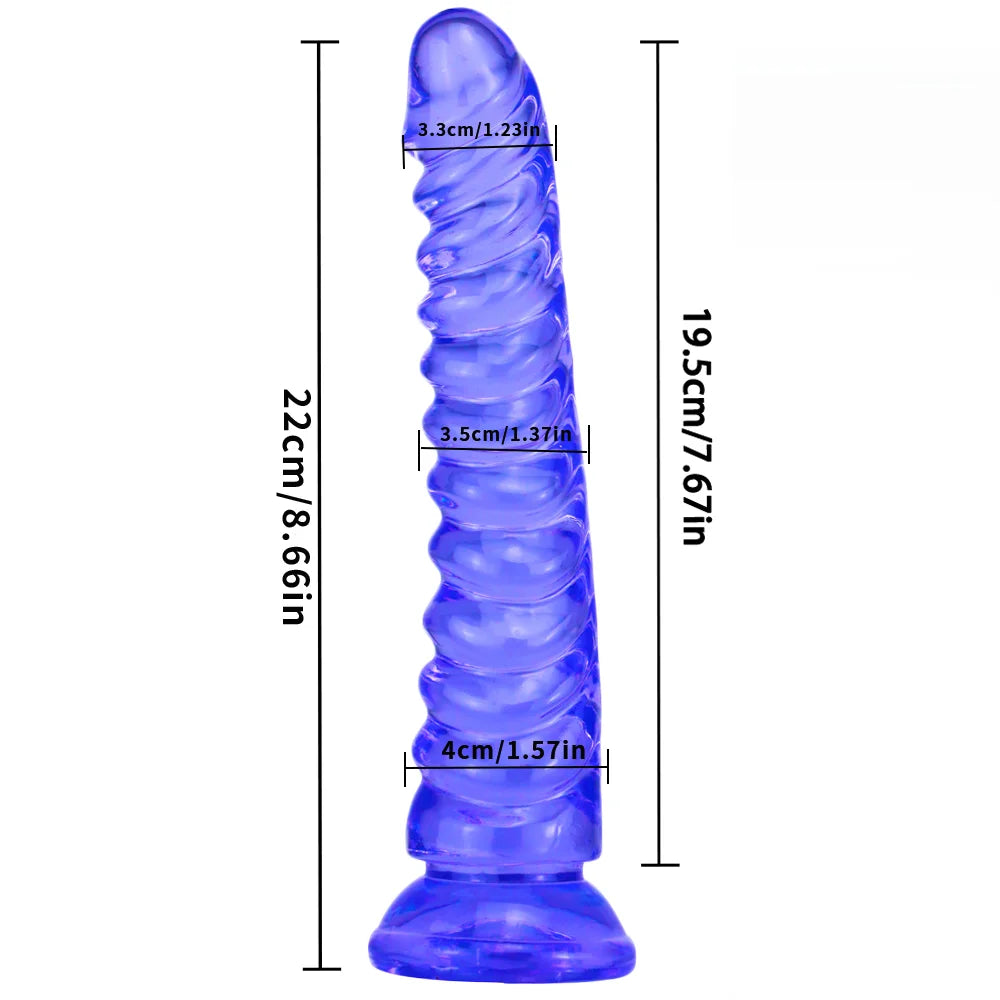 22.5*4cm New Huge Dildo Anal Plug Male Female Masturbation Suction Cup Dildo Erotic Gode Sodomie Jouet Sexuel Sex Toys For Women